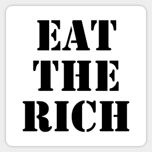 Eat the Rich (black) Sticker